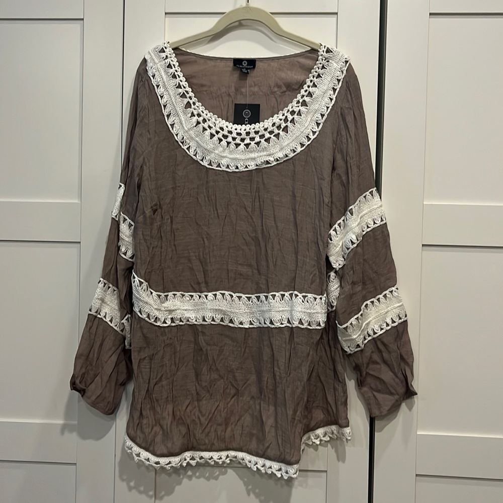 Curations sheer blouse